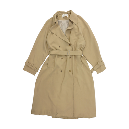 Beige Solid Coat
