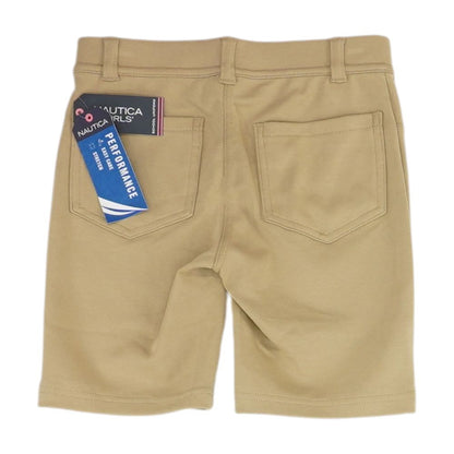 Khaki Solid Chino Shorts