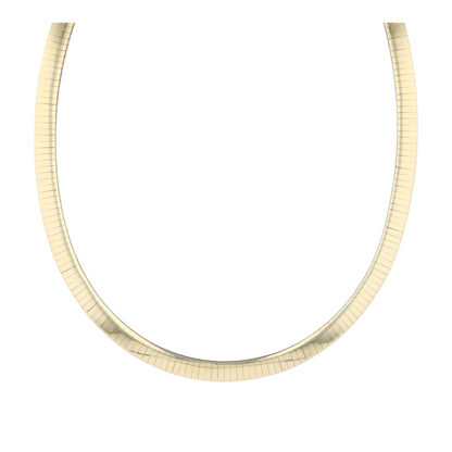 14K Two-Tone Gold Choker Necklace
