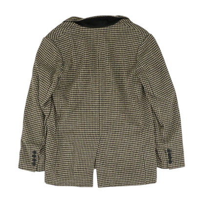 Brown Herringbone Blazer