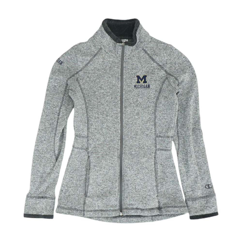 Gray Michigan Wolverines Solid Jacket