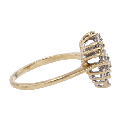 1/10 ctw 10K Yellow Gold Diamond Fashion Ring