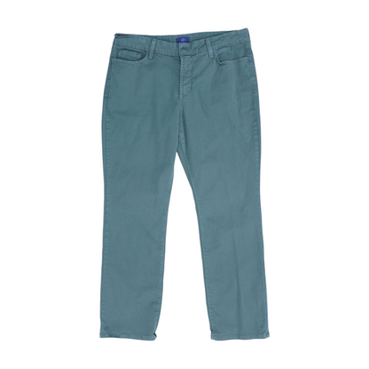 Green Petite Straight Pants
