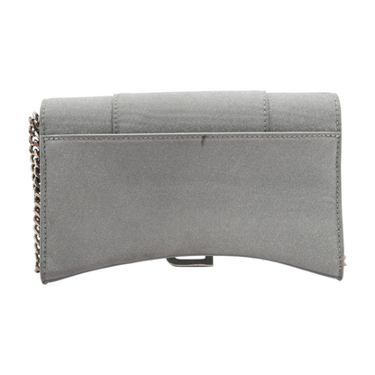 Hourglass XS Wallet On Chain in Sparkling Fabric