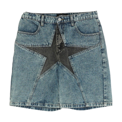 Blue Denim Shorts