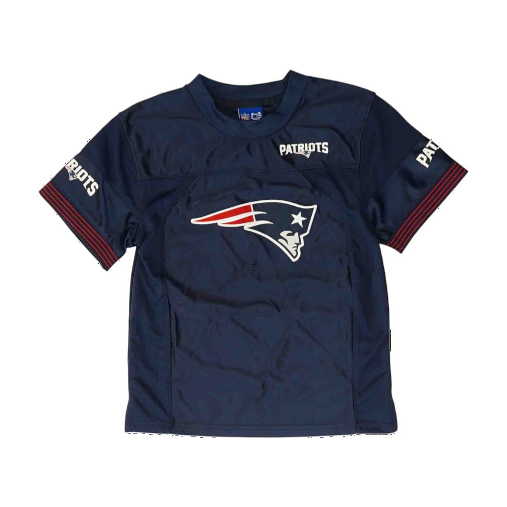 Boys' Navy New England Patriots Short Sleeve Jersey