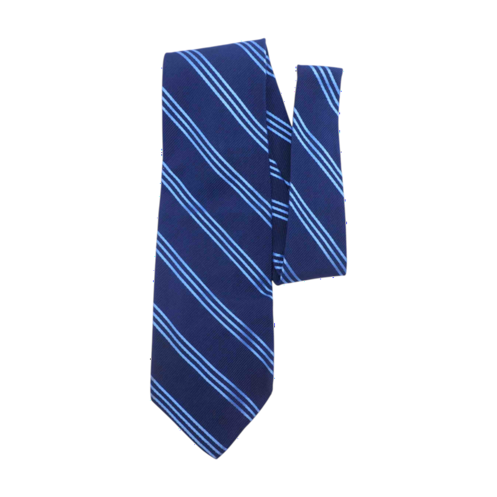 Navy Striped Neck Tie