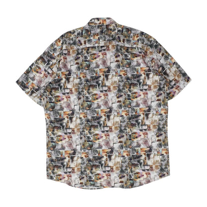 Multi Misc Short Sleeve Button Down