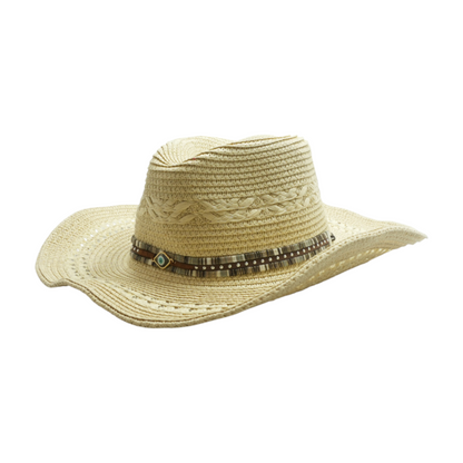 Beige Western Hat