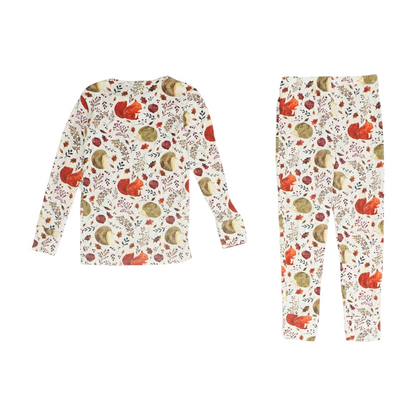 Multi Graphic Pajama Set