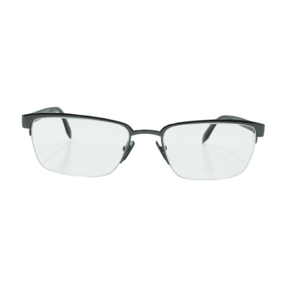 Gray Browline Prescription Eyewear