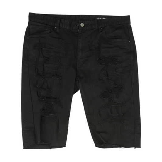 Black Denim Shorts