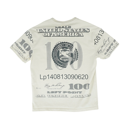 Beige Solid T-Shirt