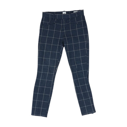 Blue Check Chino Pants