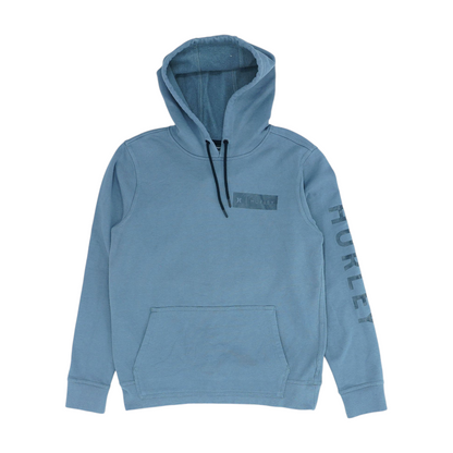 Gray Solid Hoodie Pullover