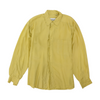 Green Solid Long Sleeve Button Down