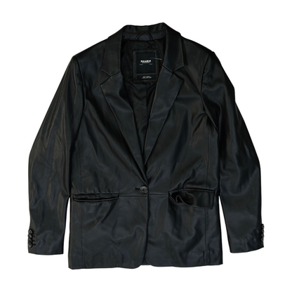 Black Solid Blazer