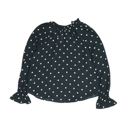 Black Polka Dot Blouse