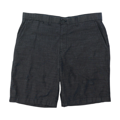 Navy Striped Chino Shorts