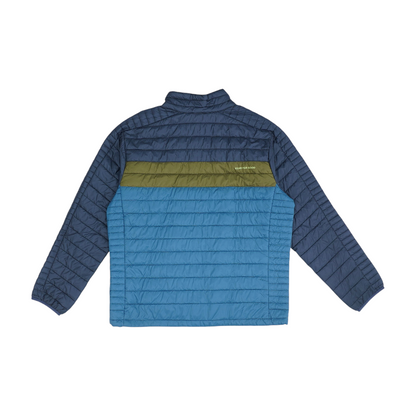 Blue Color Block Jacket