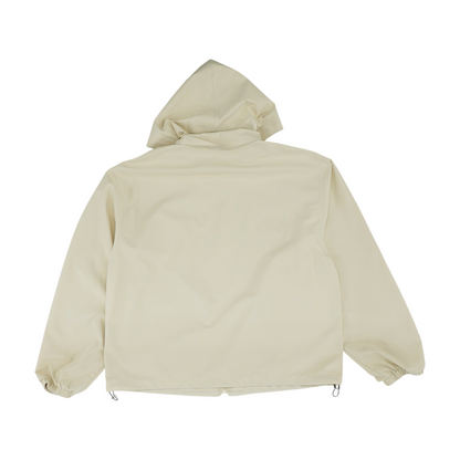 Beige Solid Jacket