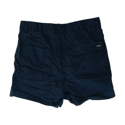 Navy Solid Chino Shorts