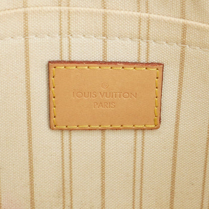 Neverfull Pochette in Damier Azur Canvas