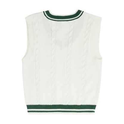 White Vest Sweater