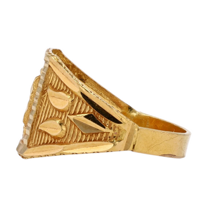 22K Yellow Gold Band Ring