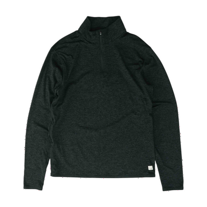 Charcoal Solid 1/4 Zip Pullover
