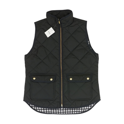 Black Solid Vest