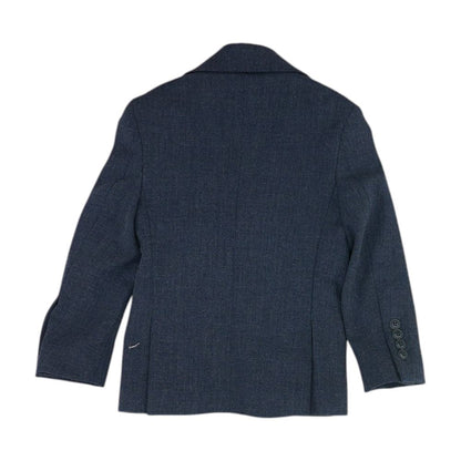 Blue Solid Sport Coat
