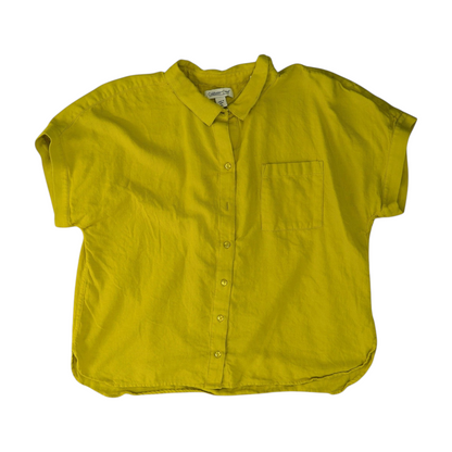 Yellow Button Down