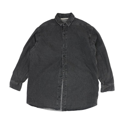 Black Denim Coat