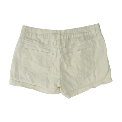 Ivory Solid Shorts