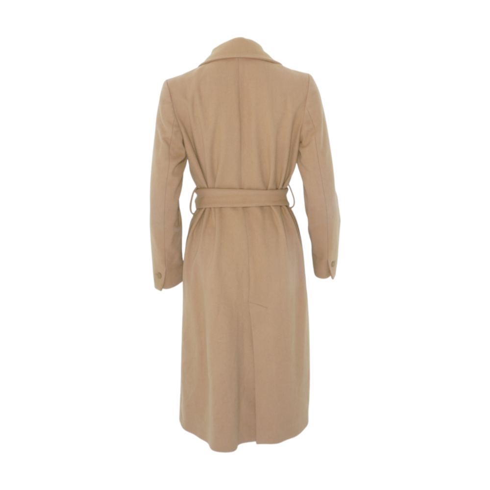 Massimo Dutti Tan Solid Coat – Image 2