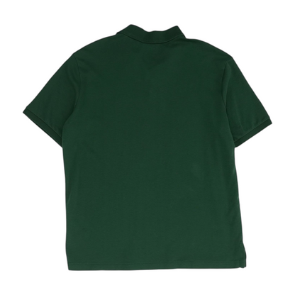 Green Solid Short Sleeve Polo