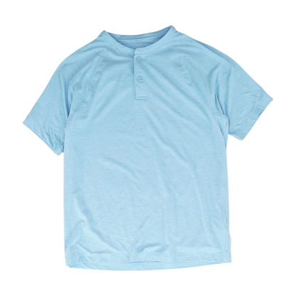 Blue Solid Active T-Shirt