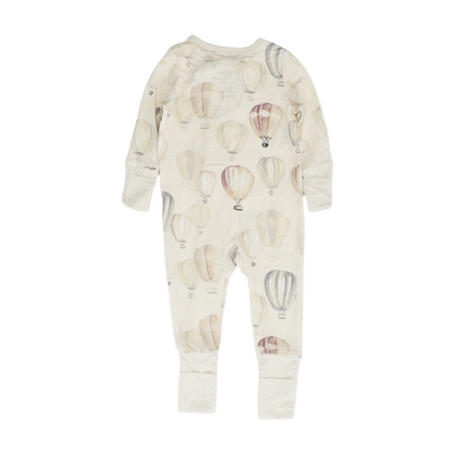 Beige Print One-Piece
