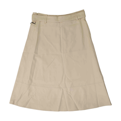 Cream Midi Skirt