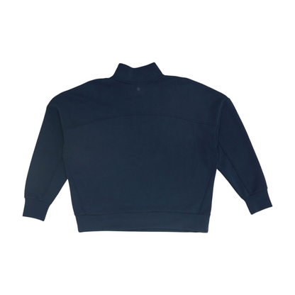 Navy Solid 1/4 Zip Pullover