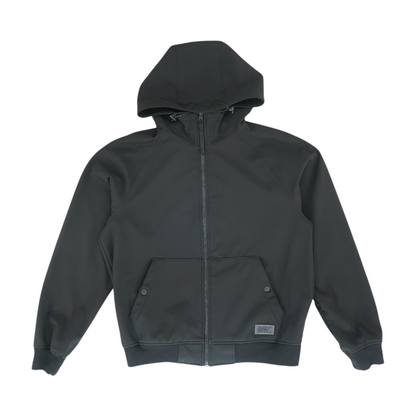 Black Solid Active Jacket