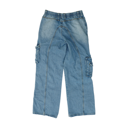 Blue Wide Leg Jeans