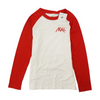 White Color Block Raglan T-Shirt