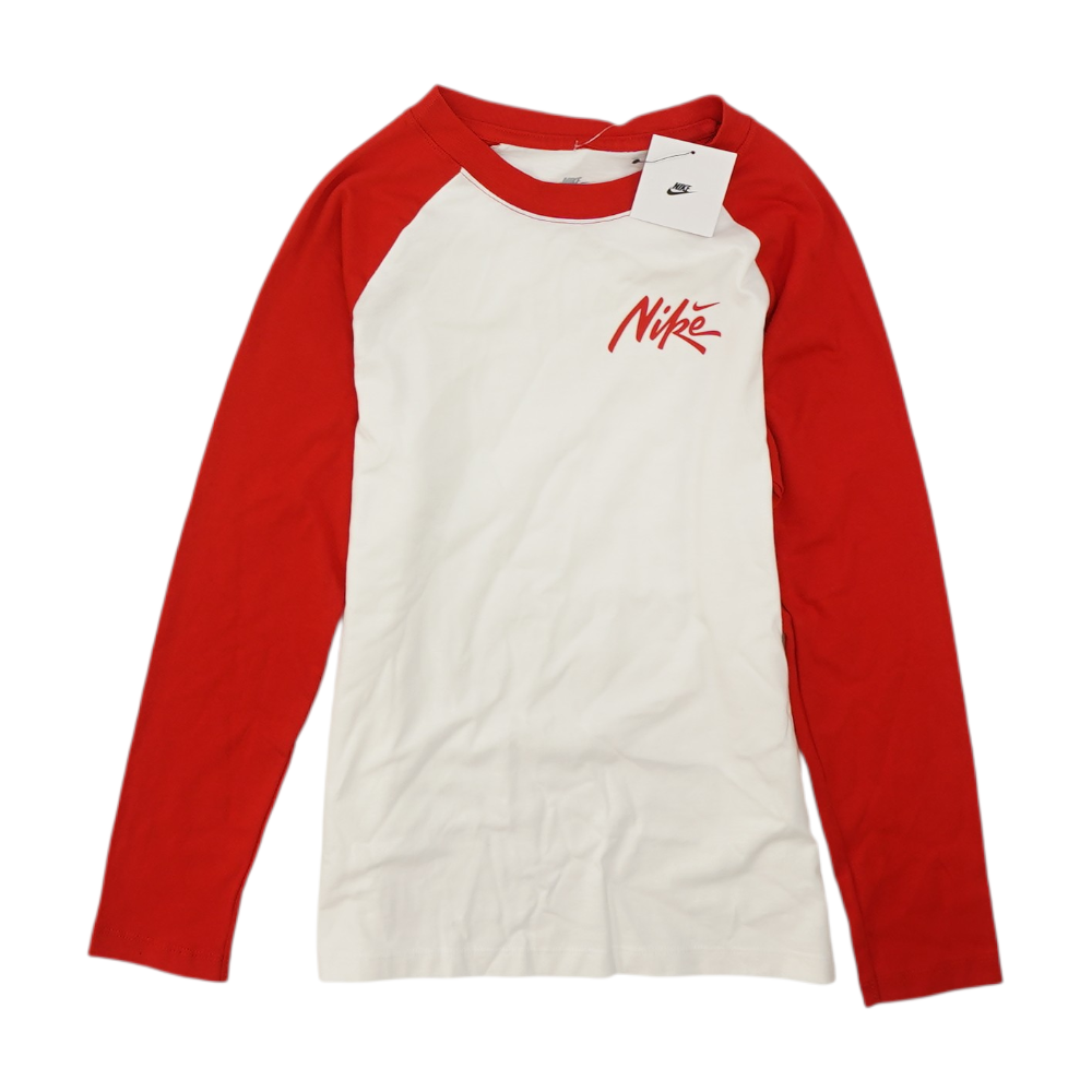 White Color Block Raglan T-Shirt