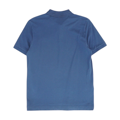 Navy Solid Short Sleeve Polo