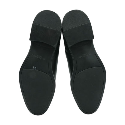 Black Leather Martin Dress Chelsea Boots