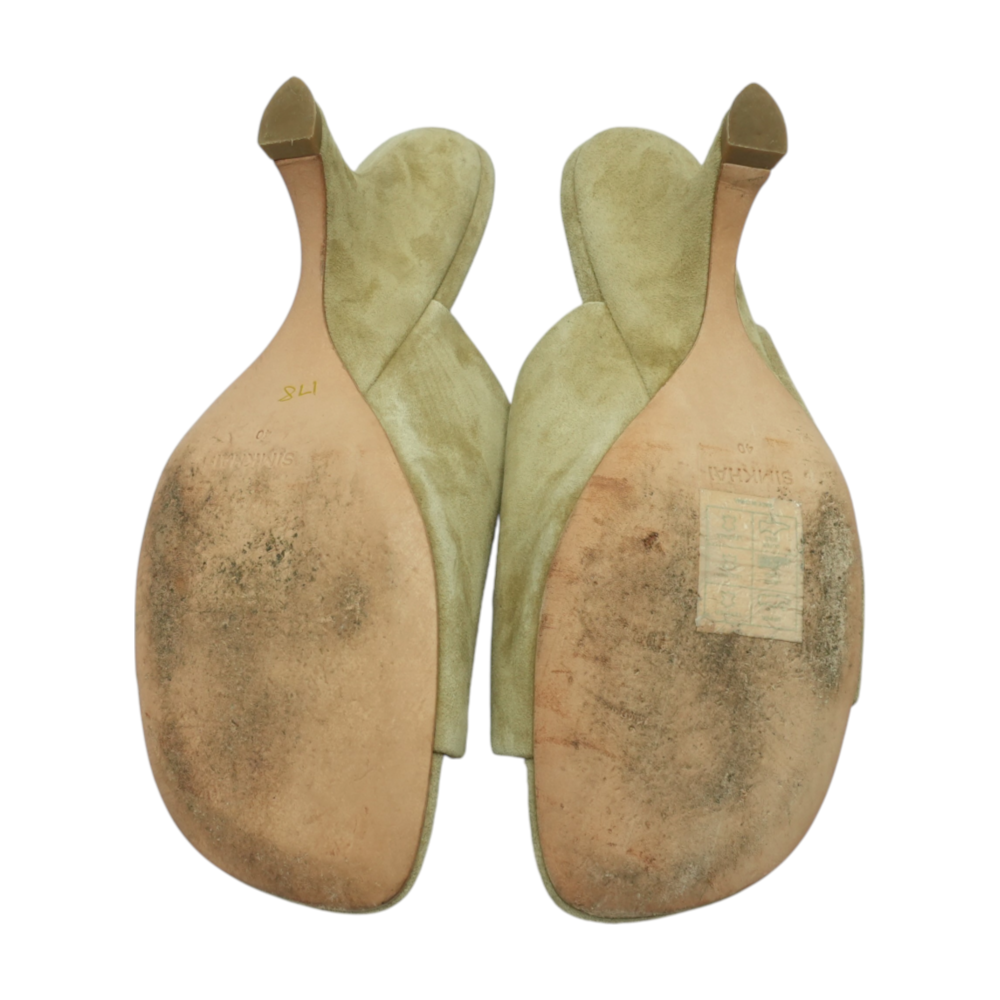 Tan Shadow Mules