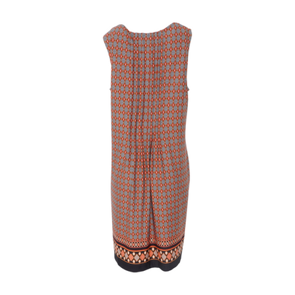 Multi Abstract Midi Dress