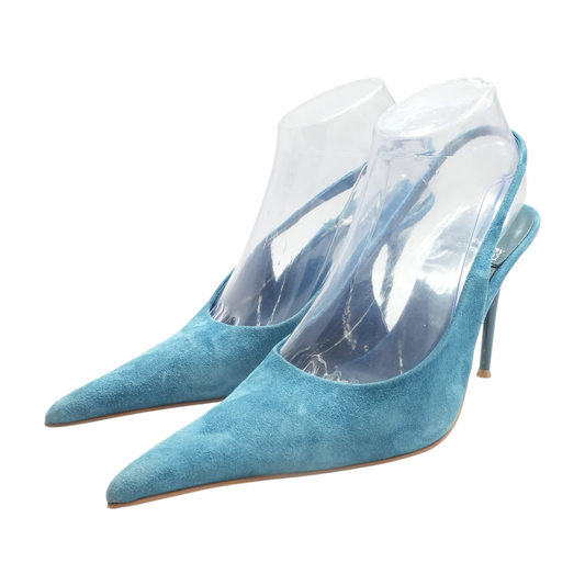 Blue Stiletto Heels